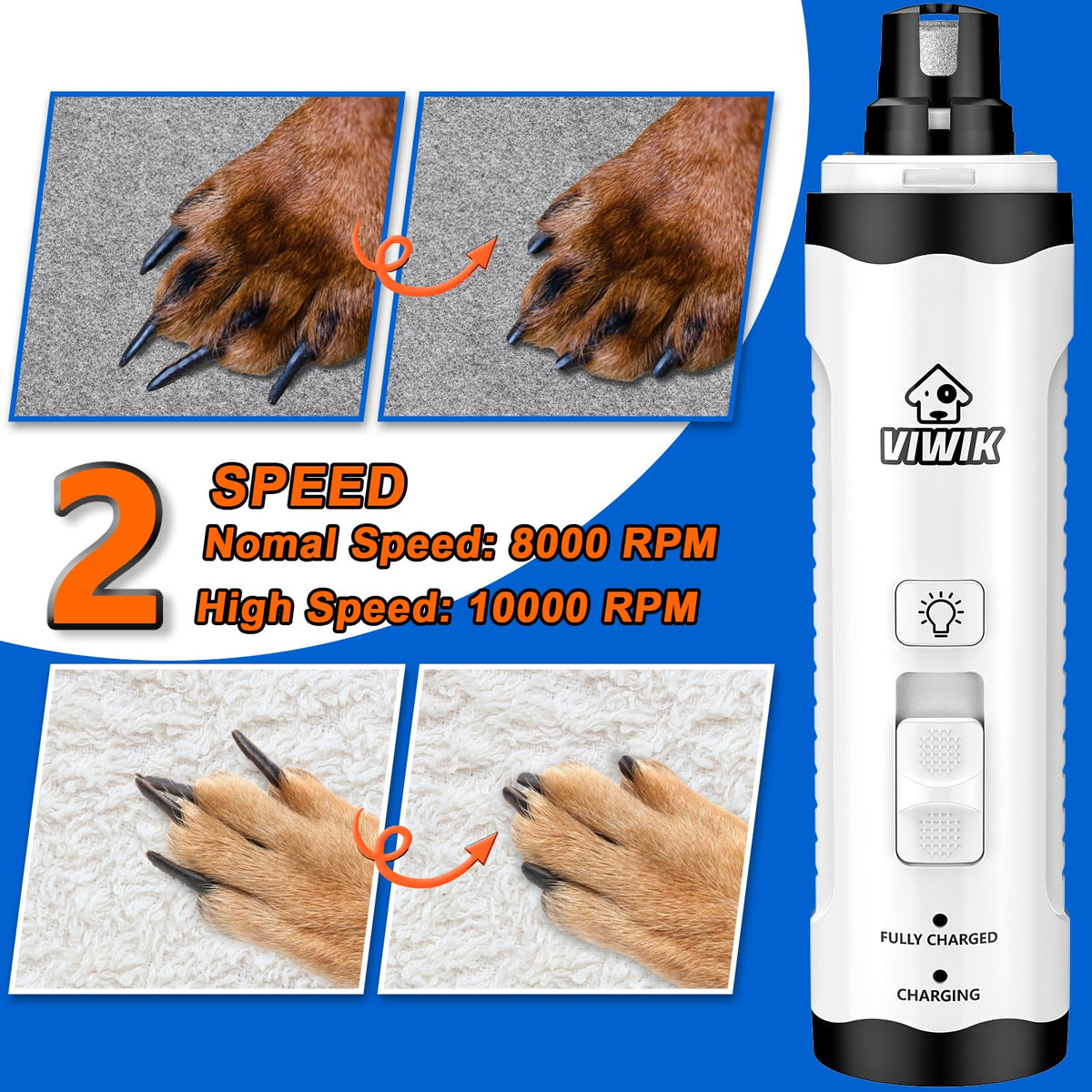 Dog Nail Trimmers with Light C960