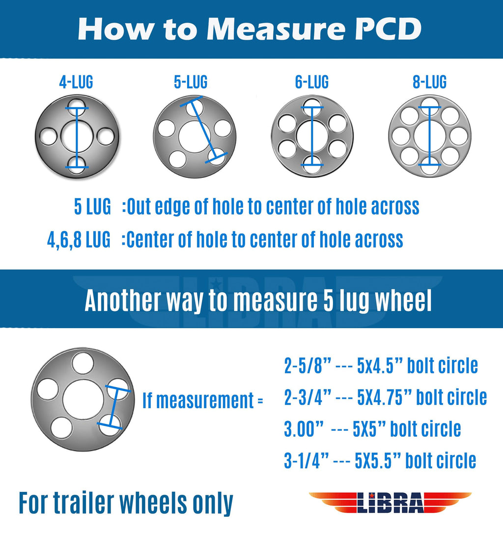 Trailer Tire Wheel ST205/75R15 8PR 5X4.5 White Spoke Pk2 F375