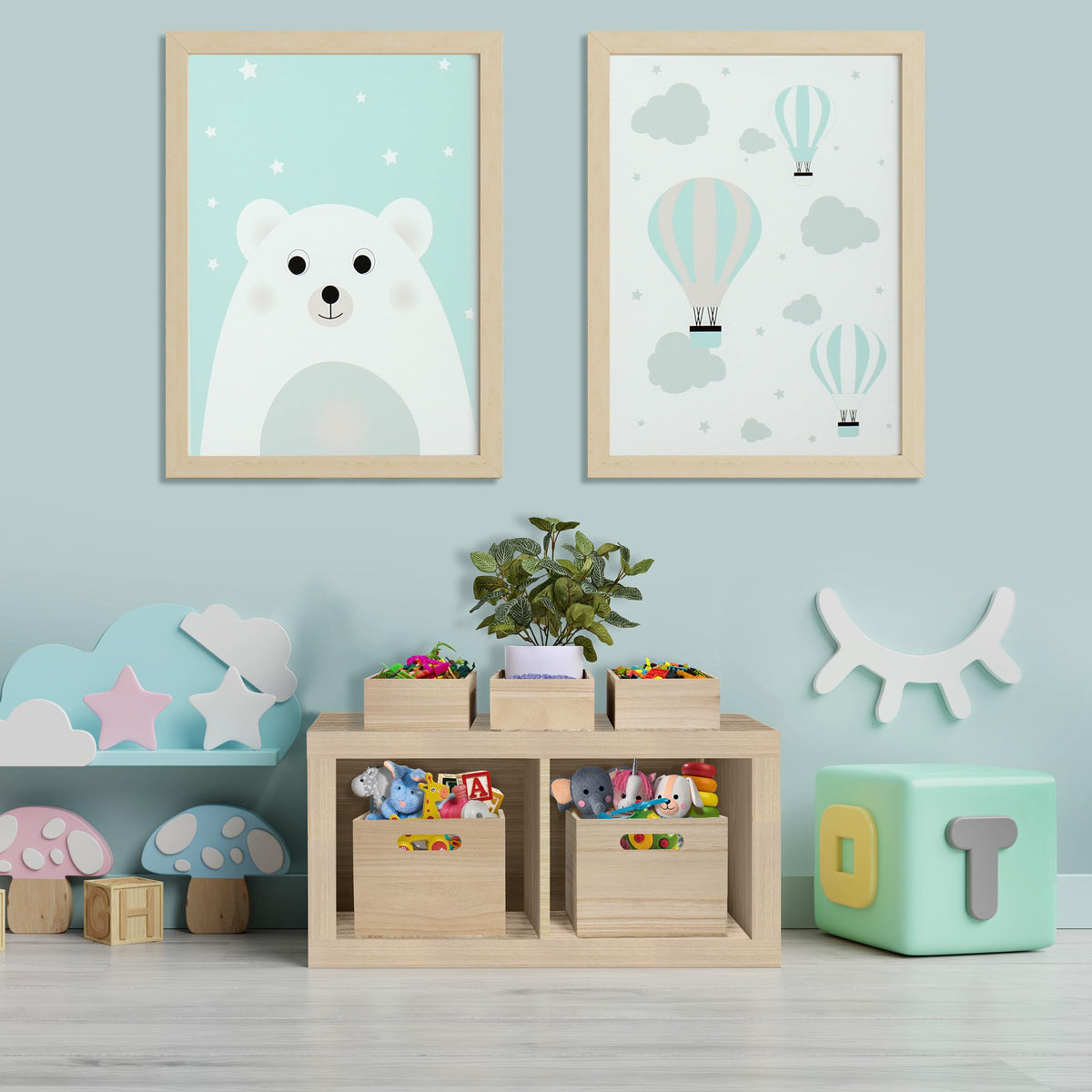 Unfinished Wooden Boxes 4 Pack I6690
