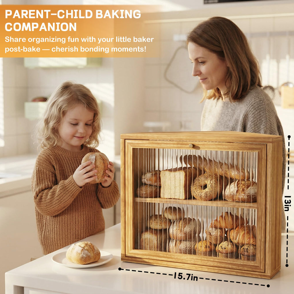 Double Layer Bread Box K3603