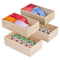 Unfinished Wooden Boxes 4 Pack I6690