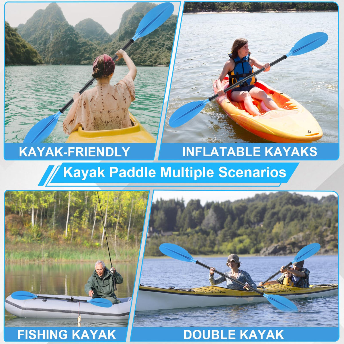 Telescopic Kayak Paddle I351