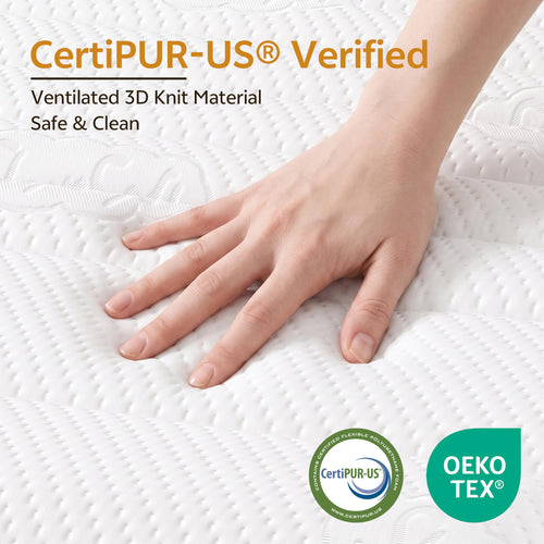 12 Inch Cooling-Gel Memory Foam Pocket Spring Hybrid Mattress F562514