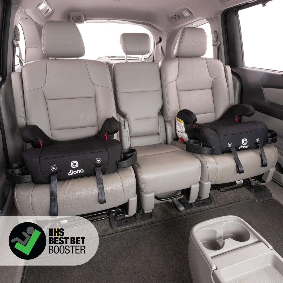 Black Backless Belt-Positioning Booster Seat O969974