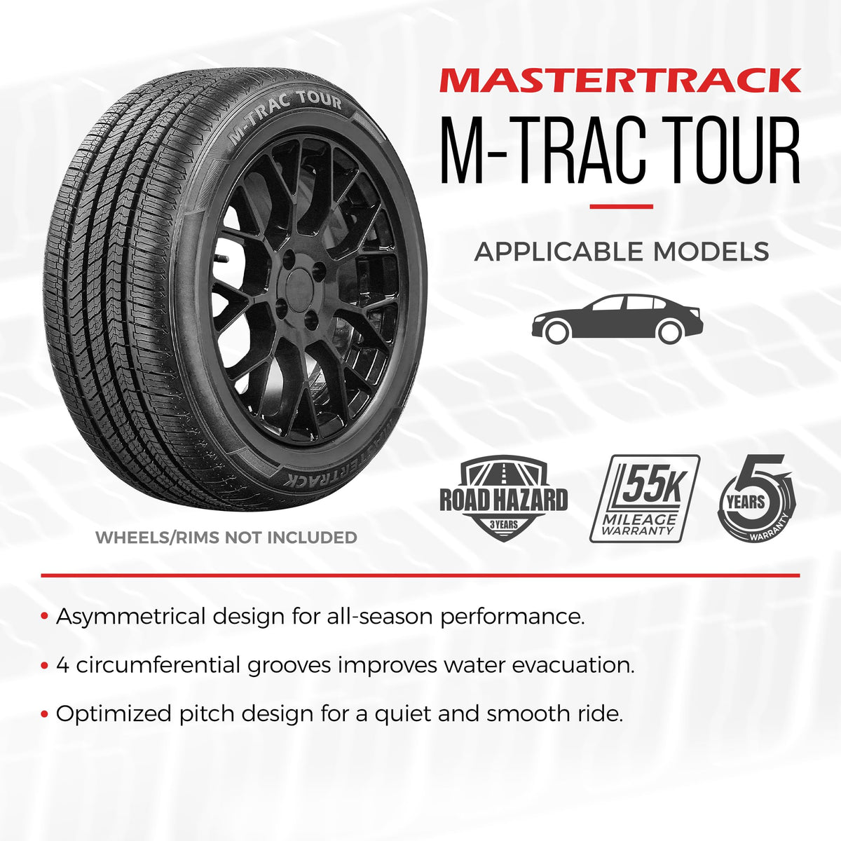 Set of 4 All Season Tires R120336