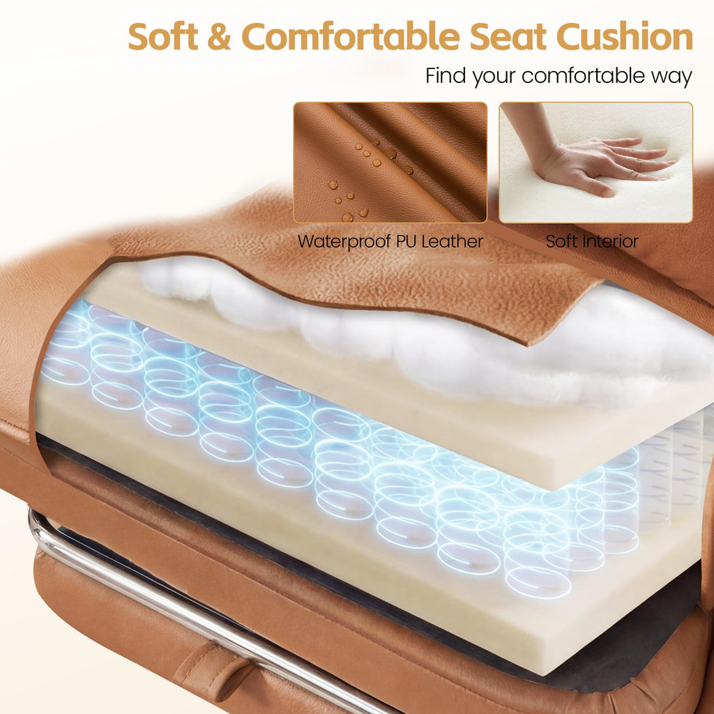 Big and Tall Office Chair with Footrest I84344