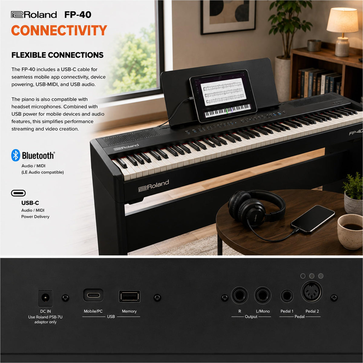 88-Key Digital Piano Black V934879