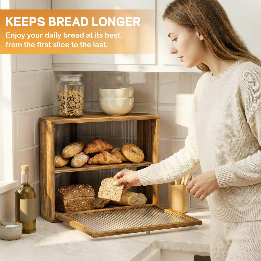 Double Layer Bread Box K3603