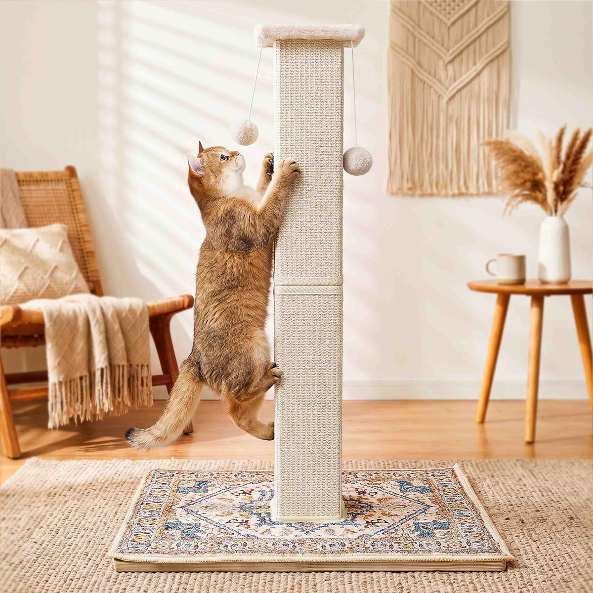 Tall Cat Scratching Post with Carpet X788