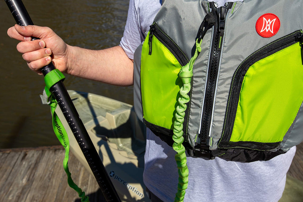 Paddle & Rod Leash Green One Size A31794