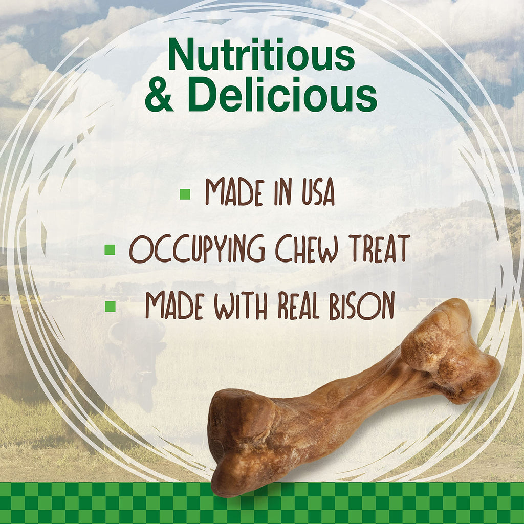 Bison Flavor Medium Dog Treats 2 Count E42629