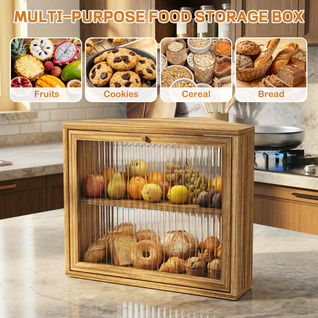 Double Layer Bread Box K3603