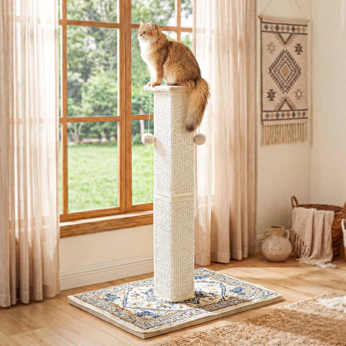 Tall Cat Scratching Post with Carpet X788